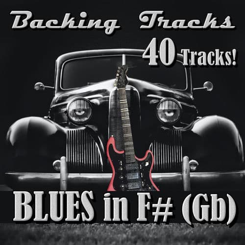 Blues Guitar Play Along Tracks in F - sharp (Gb) — Backing Tracks Blues